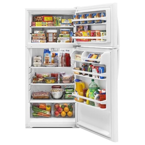 14.3 cu ft Top Freezer White Refrigerator - Image 3