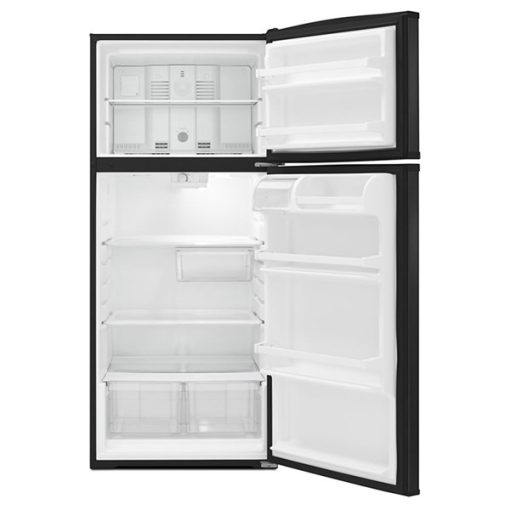 16 cu ft Top Freezer Black Refrigerator - Image 3