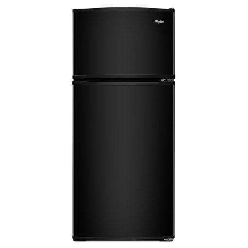16 cu ft Top Freezer Black Refrigerator