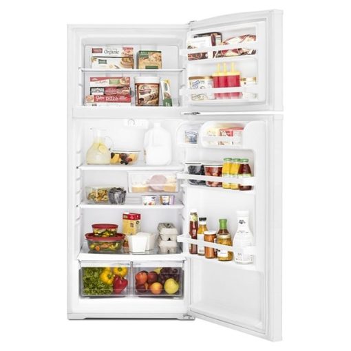 16 cu ft Top Freezer White Refrigerator - Image 4