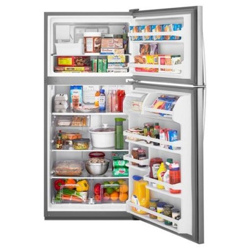 18.1 cu ft Top Freezer Stainless Refrigerator - Image 2