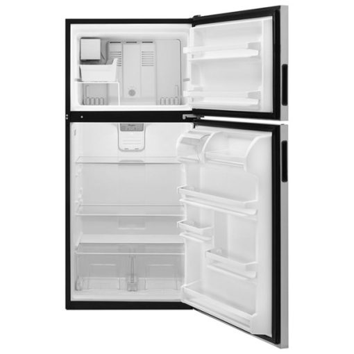18 cu ft Top Freezer Stainless Refrigerator - Image 3