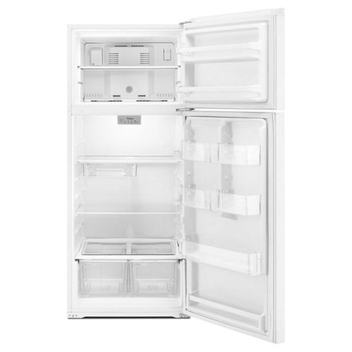 17.6 cu ft Top Freezer White Refrigerator - Image 3