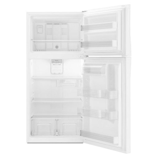19.2 cu ft Top Freezer White Refrigerator - Image 3
