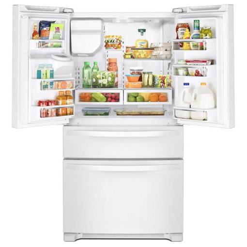 24.5 cu ft French Door White Refrigerator - Image 2