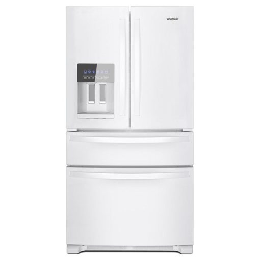 24.5 cu ft French Door White Refrigerator
