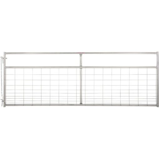 Tarter Watchman 50 In. H. x 12 Ft. L. x 1-3/4 In. Tube Diameter Galvanized Tube Gate