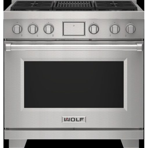 36" Dual Fuel Self Clean Convection Range - Image 4