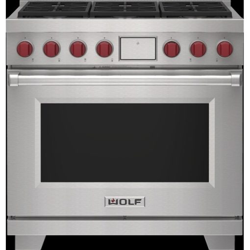 36" Dual Fuel Self Clean Convection Range