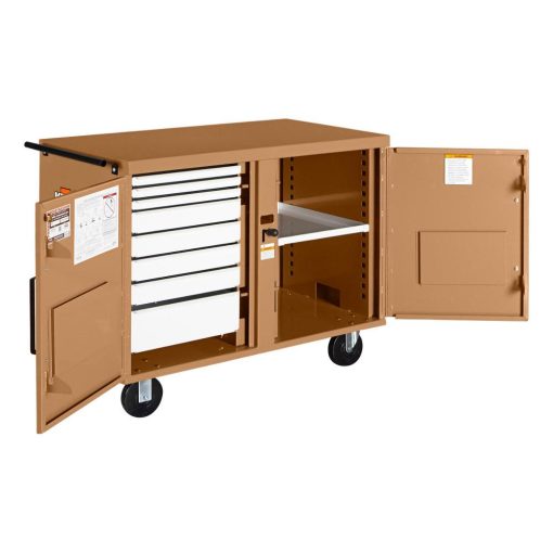 STORAGEMASTER Rolling Work Bench Steel Jobsite Box - Image 3