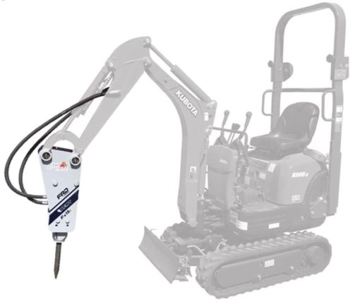 FRD (Kent) Hydraulic Breaker - Micro Excavator Mount - Image 4