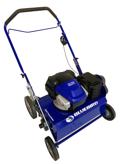 Bluebird 22" 125V Power Rake Dethatcher Li Ion Wheeled Brushless Motor Bare Tool - Image 3