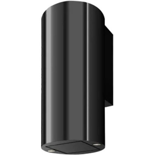 16 inch Cylinder Wall Mount Range Hood - Black