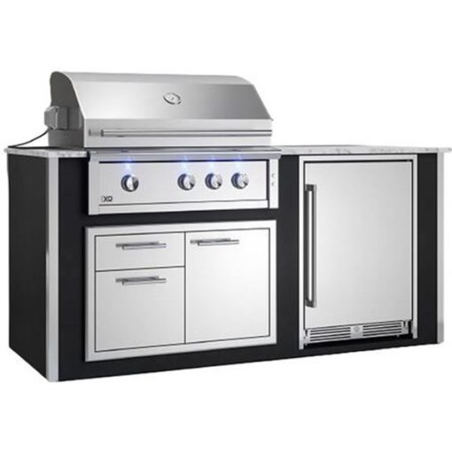 6 ft Appliance Ready Pre-Assembled Designer Island for 36 in. Grill