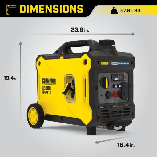 Champion 3500-Watt Inverter Generator with Quiet Technology and CO Shield - Image 5