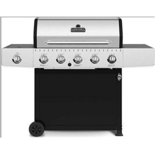 GrillPro 5-Burner Stainless Steel & Black 52,000 BTU LP Gas Grill