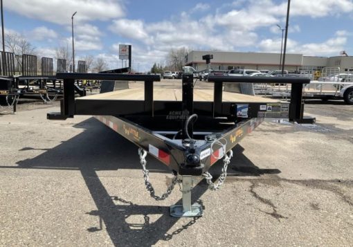 Doolittle 84" x 18' Equipment Trailer with Dove Tail 2022 Black - Image 2