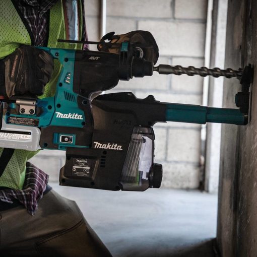 Makita 40V max XGT 1 1/8" AVT Rotary Hammer with Dust Extractor Brushless Cordless Bare Tool - Image 5