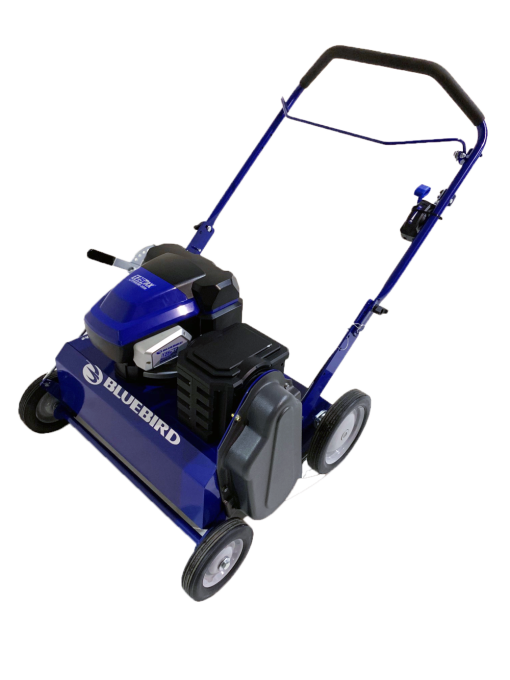 Bluebird 22" 125V Power Rake Dethatcher Li Ion Wheeled Brushless Motor Bare Tool - Image 2