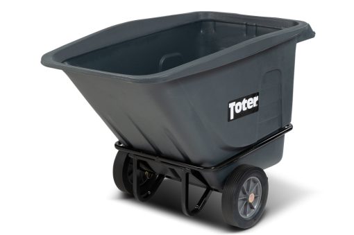 Toter 1/2 Cubic Yard 1200 lbs Capacity Heavy Duty Tilt Truck Gray - Image 4