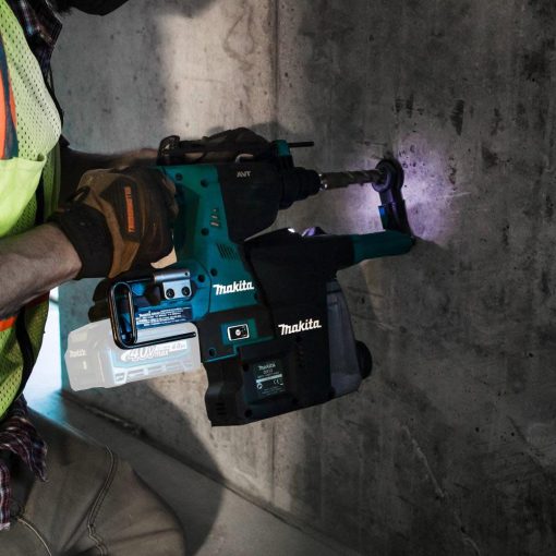 Makita 40V max XGT 1 1/8" AVT Rotary Hammer with Dust Extractor Brushless Cordless Bare Tool - Image 2