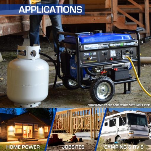 5500-Watt Dual Fuel Hybrid Portable Generator - Image 5