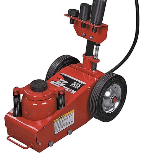 American Forge Air/Hydraulic Axle Floor Jack with 3 Piece Ram Extension Kit 22 Ton Capacity - Image 4
