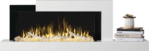Stylus™ Wallmount Electric Fireplace with Shelf - Image 7