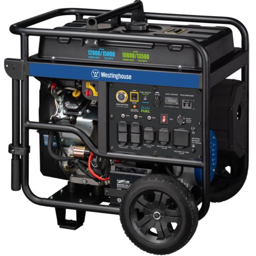 Westinghouse 12,000-Watt Dual Fuel Generator with Remote Start - Image 3