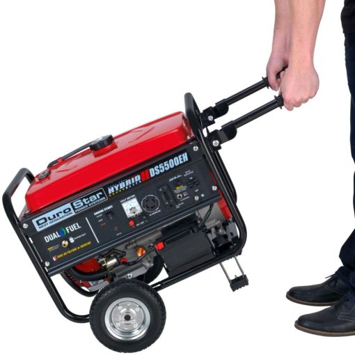 DuroStar DS5500EH 5500-Watt Electric Start Dual Fuel Hybrid Portable Generator - Image 5