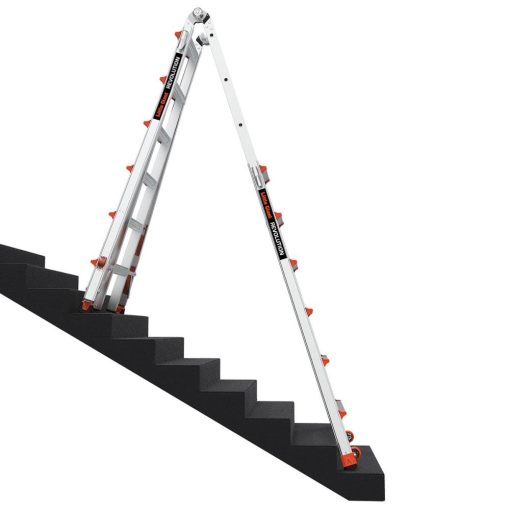 Revolution M26 Aluminum Type-1A Telescoping Multi-Position Ladder with Ratchet Leg Leveler - Image 6