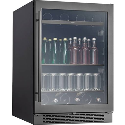 Zephyr Presrv 24" Black Stainless Single Zone Beverage Cooler