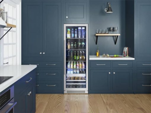 Zephyr 24" Stainless Frame Full Size Single Zone Beverage Cooler - Image 9
