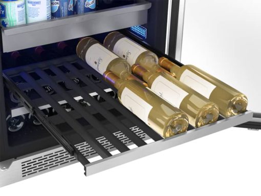 Zephyr 24" Stainless Frame Full Size Single Zone Beverage Cooler - Image 4