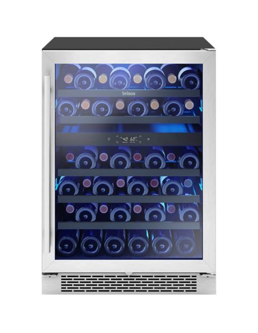 Brisas By Zephyr 24" Stainless Frame Dual Zone Wine Cooler - Image 2