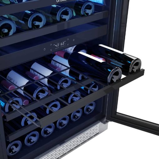 Brisas By Zephyr 24" Stainless Frame Dual Zone Wine Cooler - Image 3