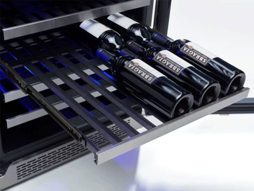 Zephyr Presrv ADA 24" Stainless Frame Dual Zone Wine Cooler - Image 3