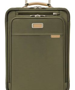 Briggs & Riley Baseline Olive Essential Carry-On Spinner