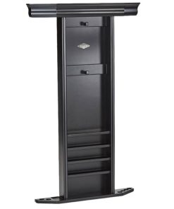 Brunswick Matte Black Heritage Wall Cue Rack