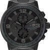 Citizen Eco-Drive Black Nighthawk Mens Watch