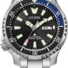Citizen Promaster Dive Automatic Black Dial Stainless Steel Watch, 44mm
