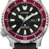 Citizen Promaster Dive Automatic Black Dial Polyurethane Strap Watch, 44mm