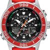 Citizen 44mm Promaster Skyhawk Orange Mens Watch