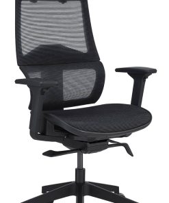 Euro Style Bruno Black High Back Office Chair