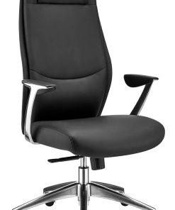 Euro Style Crosby Black High Back Office Chair