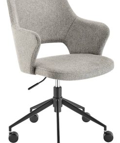 Euro Style Darcie Light Grey Office Chair