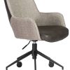 Euro Style Desi Light Grey & Dark Grey Office Chair