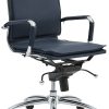 Euro Style Gunar Blue Pro Low Back Office Chair