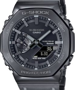 G-Shock Full Metal 2100 Series Dark Grey Ion-Plated Stainless Steel Watch, 44.4mm
