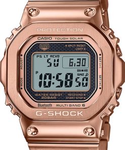 G-Shock Full Metal Rose Gold Ion Plated Bracelet Watch, 43.2mm